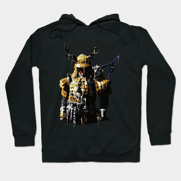 Golden Samurai Hoodie by bobyberto